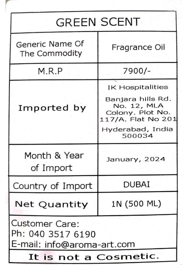 Green Scent (500 ml) - Image 2